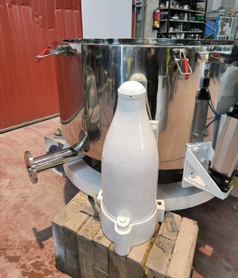 Comteifa FT-12-B ATEX perforate basket centrifuge, 316L SS.