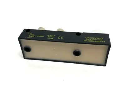 USED TURCK PASSIVE JUNCTION BOX, 4-PORT M8 3-PIN, M12 HOME, U2-28307