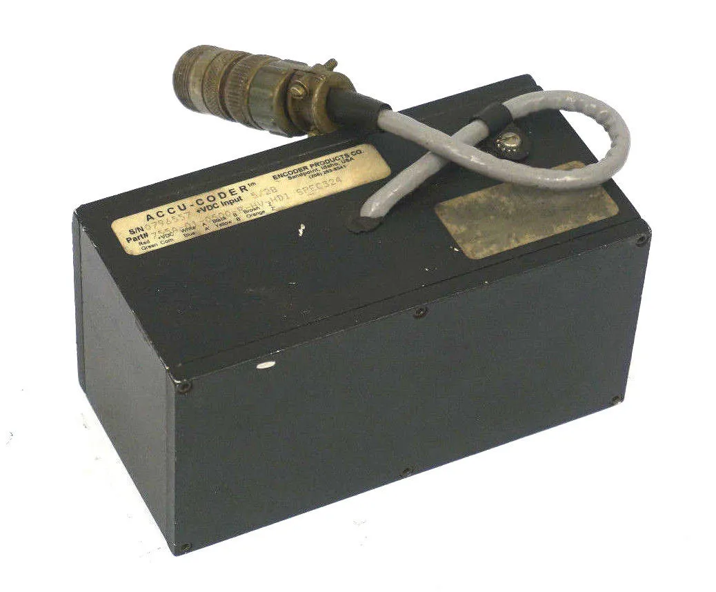 USED ACCU-CODER 755A-01-0500-R-HV-HD1 OPTICAL ENCODER 5/28VDC, 755A010500RHVHD1