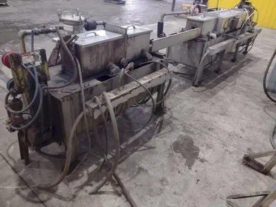 4" CAPACITY ULTRASONIC BAR & TUBE CONTINUOUS WASHER: STOCK #22589