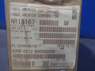 NEW 2016 FANUC A06B0212B605#S000
