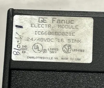 Used GE FANUC IC660EBD021 Misc Electrical & Power Parts | Surplus Asset Holdings #1219567