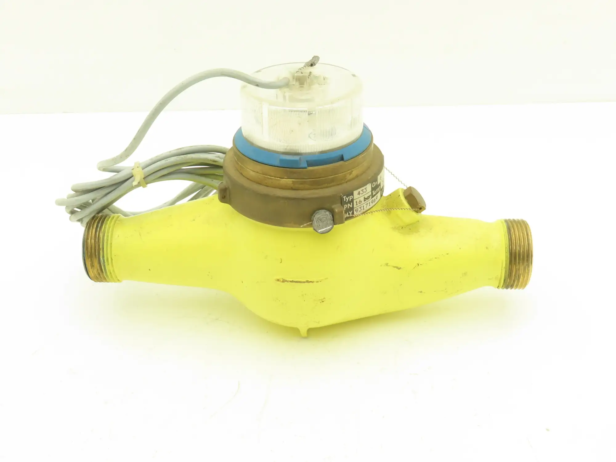 LMI Milton Roy Type 433 Gallon Flow Meter 6m³/h 16bar 1-1/4"NPT