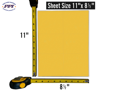 8 1/2″ x 11″ Laser Sheet Labels HVAC Plasma Machine