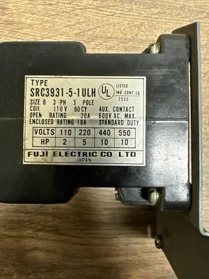 Used FUJI ELECTRIC SRC3931-5-ULH Miscellaneous Equipment (Electrical & Power) | Surplus Asset Holdings #1199436