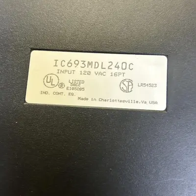 Used GE FANUC IC693MDL240C PLC Input & Output | Surplus Asset Holdings #1219189