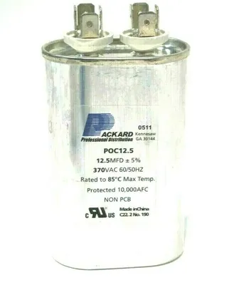 2 NEW PACKARD POC12.5 CAPACITORS POC125