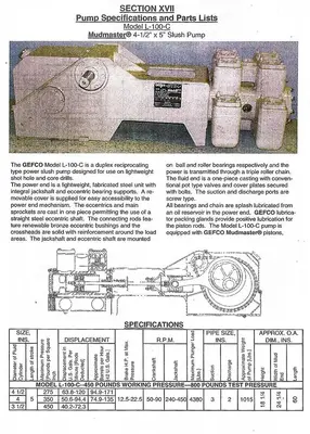 Used FAILING L-100-CA 4-1/2" X 5" DUPLEX-PISTON MUD PUMP Piston Pumps Pennsylvania US | East West Machinery & Drilling #1417811