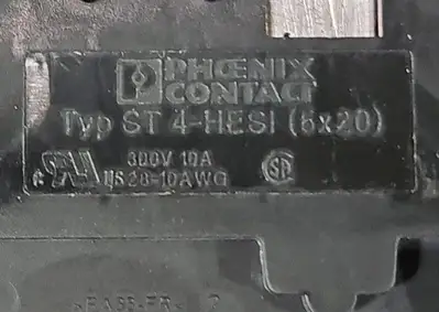 USED Phoenix Contact Phoenix Contact Typ ST 4-HESI (5x20)