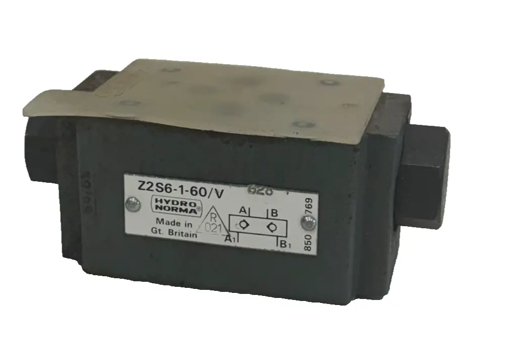 NEW HYDRO NORMA Z2S6-1-60/V CHECK VALVE Z2S6160V