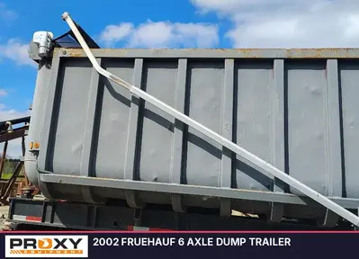 Used 2002 FRUEHAUF 6 AXLE DUMP TRAILER Dump Trailers Michigan US | Proxy Equipment #1388700