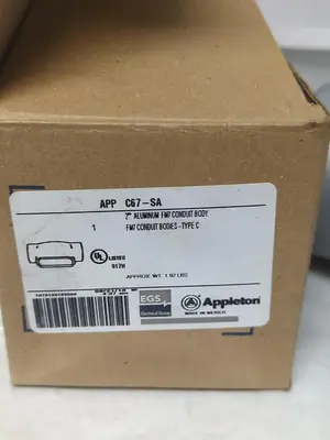 New | in-Stock APPLETON APP-C67-SA Miscellaneous Equipment (Electrical & Power) | Surplus Asset Holdings #1198929