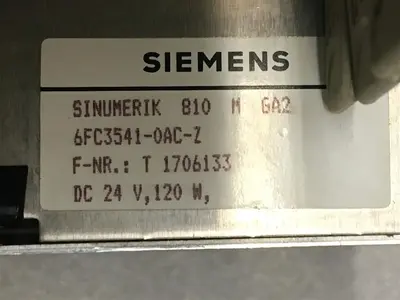 USED SIEMENS 6FC3541-0AC-Z