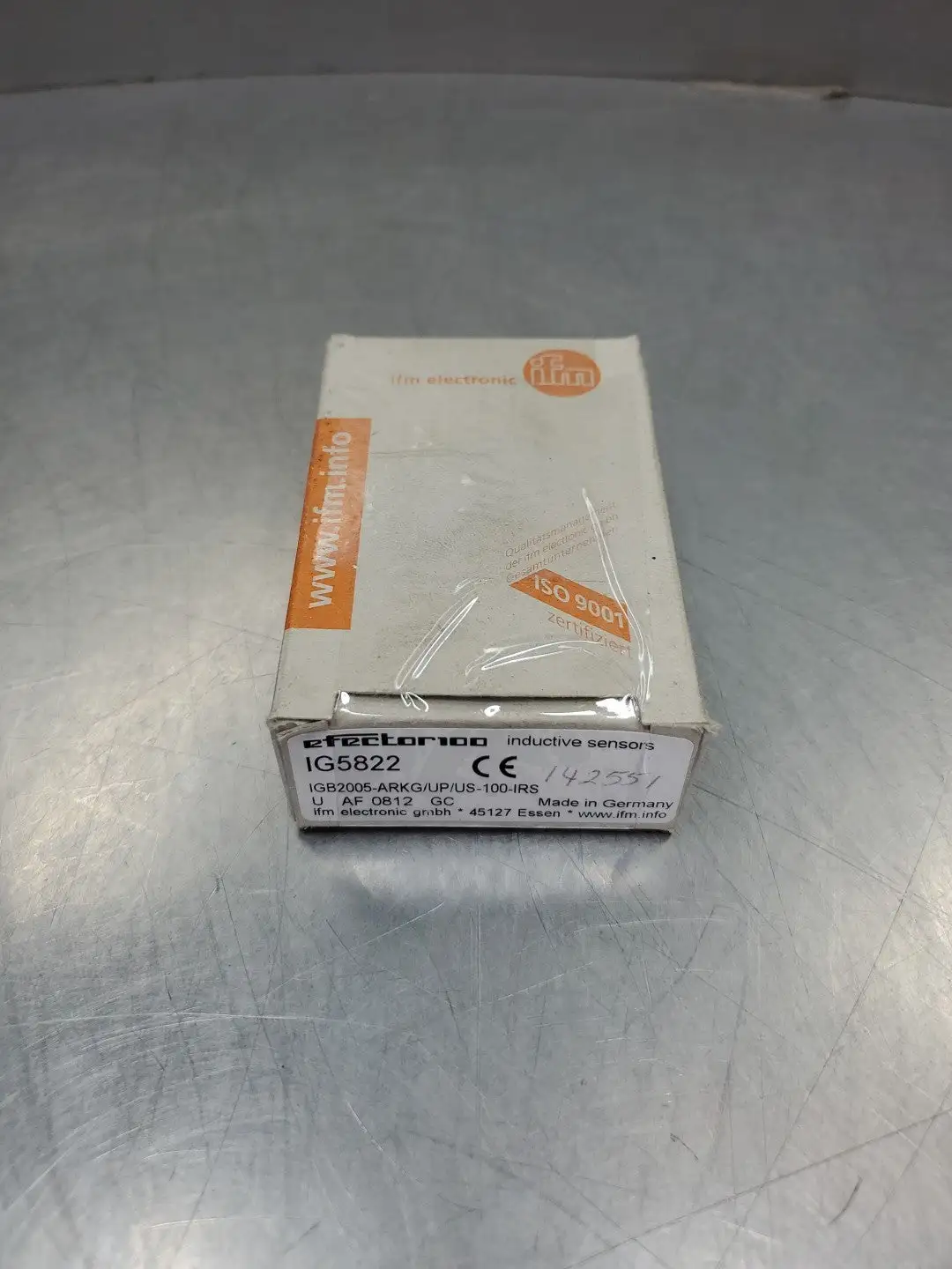 IFM EFECTOR IG5822 (IGB2005-ARKG/UP/US-100-IRS) Inductive Sensor. 5E-2/1