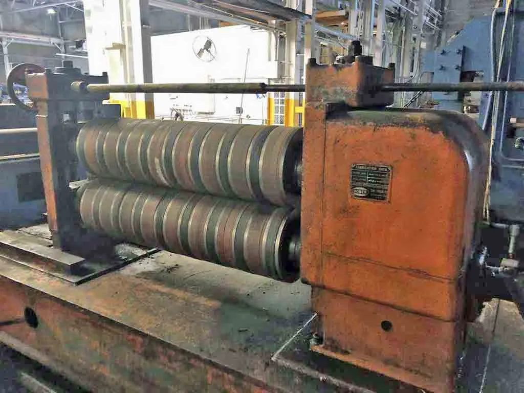 42" x 6.00" Yoder Slitter Heads