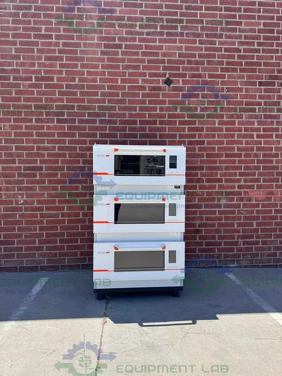 Used INFORS HT I80002 TRIPLE STACKED INCUBATOR SHAKER 65°C W/ CO2 AND HUMIDITY, MFG 2022 Incubators California US | Equipment Lab #485810