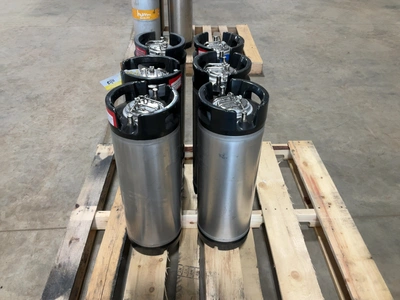 Used LOT OF (6) 5 GALLON TORPEDO KEGS Beer Equipment Michigan US | Miedema Asset Management Group #1580113