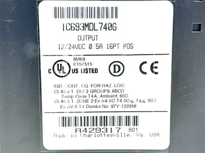 USED GE FANUC GE FANUC IC693MDL740G