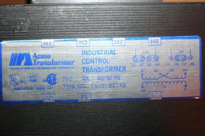 USED ACME ELECTRIC TA-2-81148