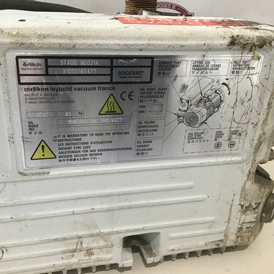 Leybold Sogevac SV40B 960314 Vacuum Pump with LS Leroy Somer Motor