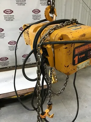 1 Ton Harrington Chain Hoist IC-BN 60Hz 0.85 Motor (missing end cap)