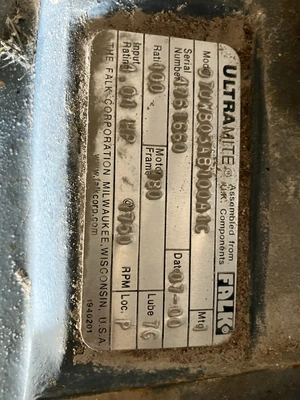 USED 2000 FALK 07UWBQ3AB100A1C