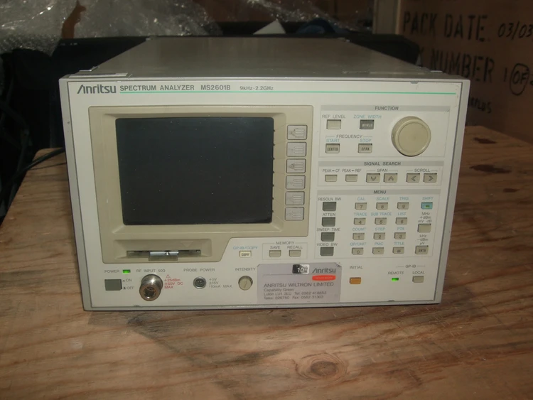 Used ANRITSU MS2601B Spectrum Analyzers Connecticut US | BG Industrial Surplus #472956