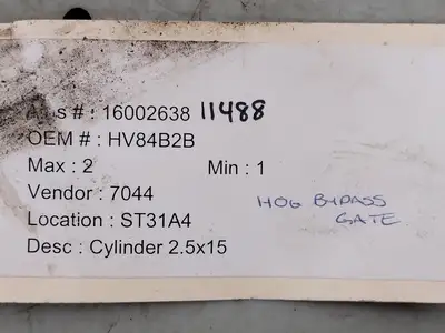 USED PARKER 2.50CBB2HLT14AC15.00