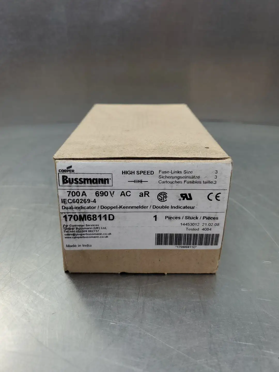USED Bussmann 170M6811D