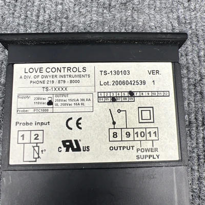 Used Love Controls TS-130103 Temperature Controls California US | Davliegogo LLC #1706257