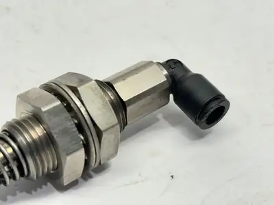 External Spring Vacuum Cup | Pneumatic  120mm Length 26mm Wide Suction Cups 1/4" OD - Used
