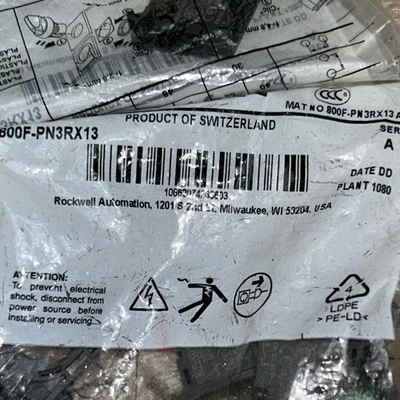 NEW ALLEN BRADLEY 800F-PN3RX13