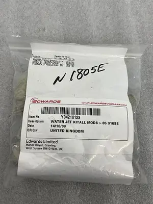 EDWARDS Y04210123 WATER JET KITALL MODS 85 316SS (LOT OF 6)
