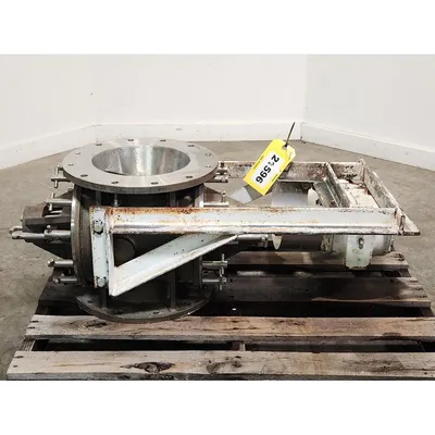 Used 10" Dia. Stainless Steel Rotary Valve