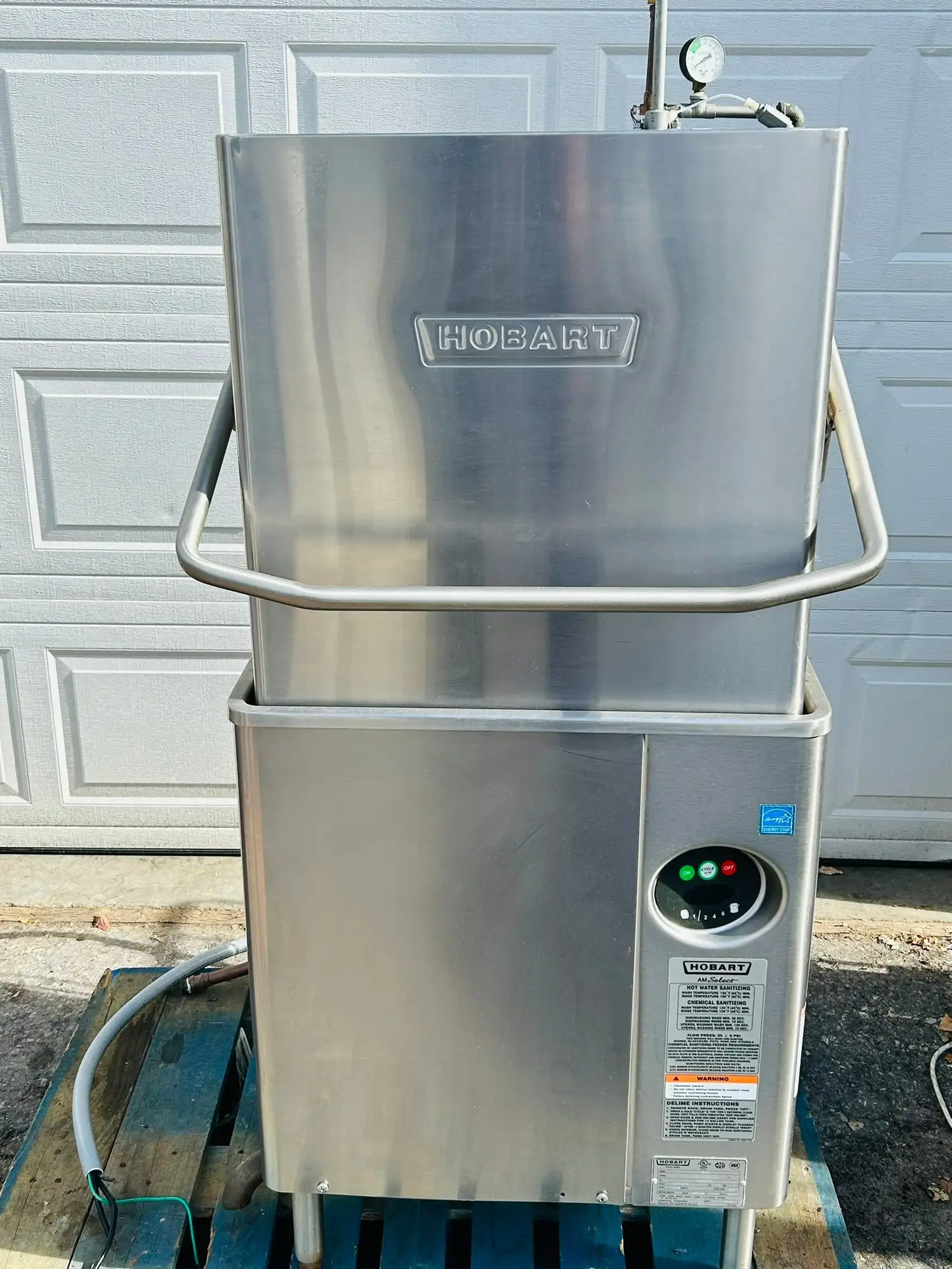 Hobart AM15 Door Type Commercial Dishwasher Fully Refurbished Tested & Working
