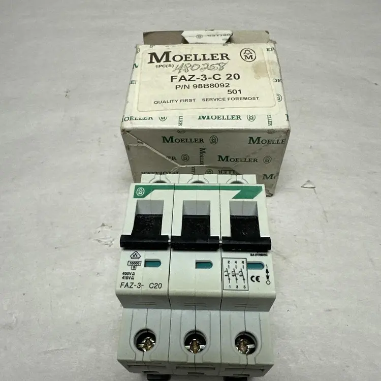 New | in-Stock MOELLER FAZ-3-C 20 Circuit Breakers | Surplus Asset Holdings #1189184