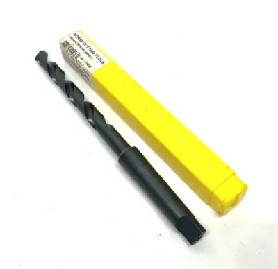 USED MORSE CUTTING TOOLS TAPER SHANK DRILL BIT 1302 9/16 2MTS DRL HSS BLK