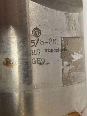 3-5/8 -8 HS Plug Tap Brand New GH9