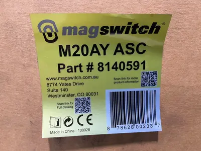 Used MAGSWITCH M20AY ASC Material Handling (misc) Ohio US | HGR 24 #1506929