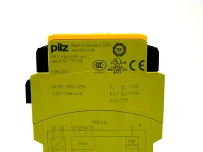 USED PILZ PNOZ-E1P-24VDC-2SO SAFETY RELAY 774130 PNOZE1P24VDC2SO