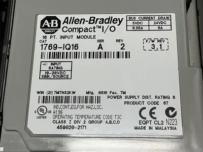 USED ALLEN BRADLEY 1764-24BWA SER B