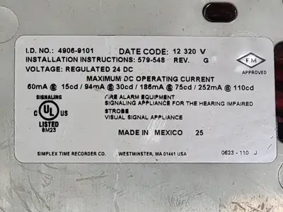 NEW SIMPLEX 4906-9101