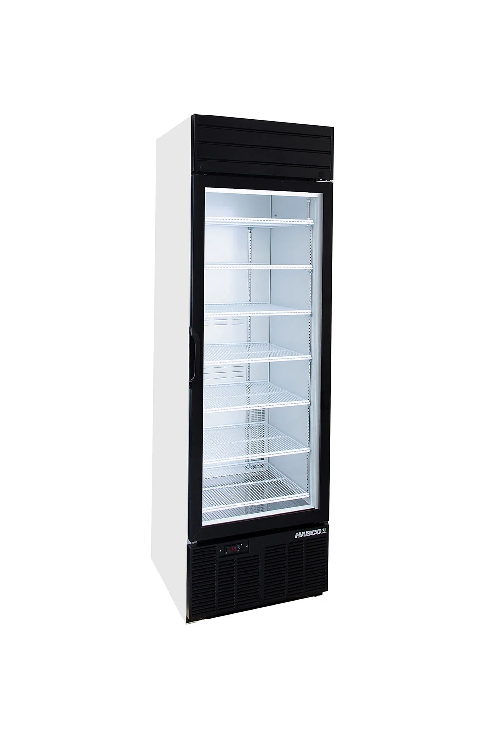 181-0024 Habco SE18HCRxG Glass Single Door Self-Contained Cooler