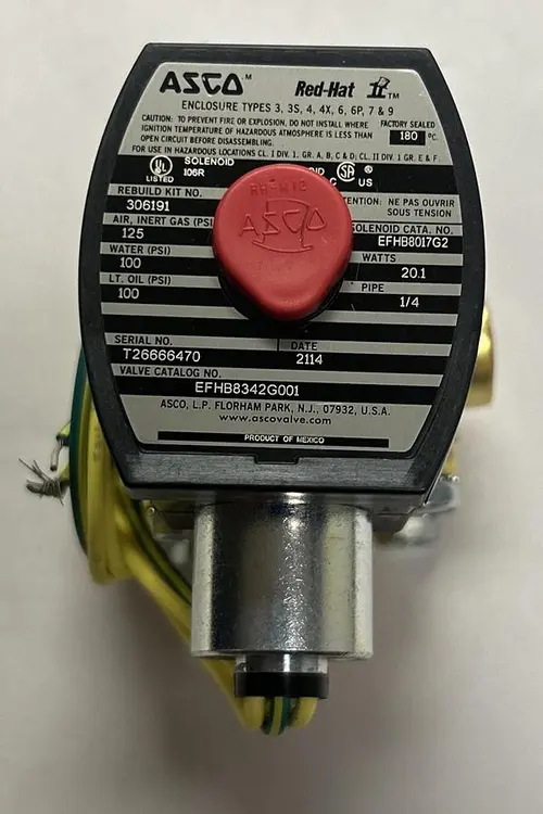New | in-Stock ASCO EFHB8342G001 Solenoid Valves | Surplus Asset Holdings #1218201