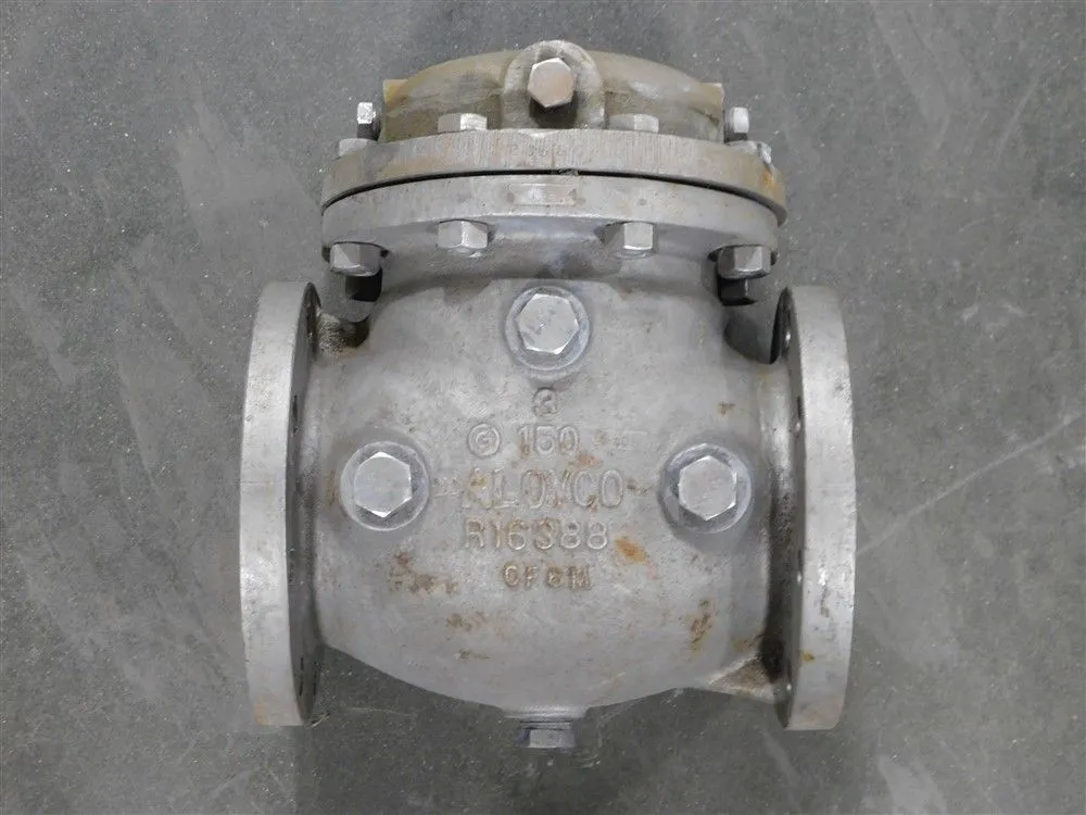 3" Aloyco R16388 Stainless Steel Globe Valve Class 150 CF8M Used