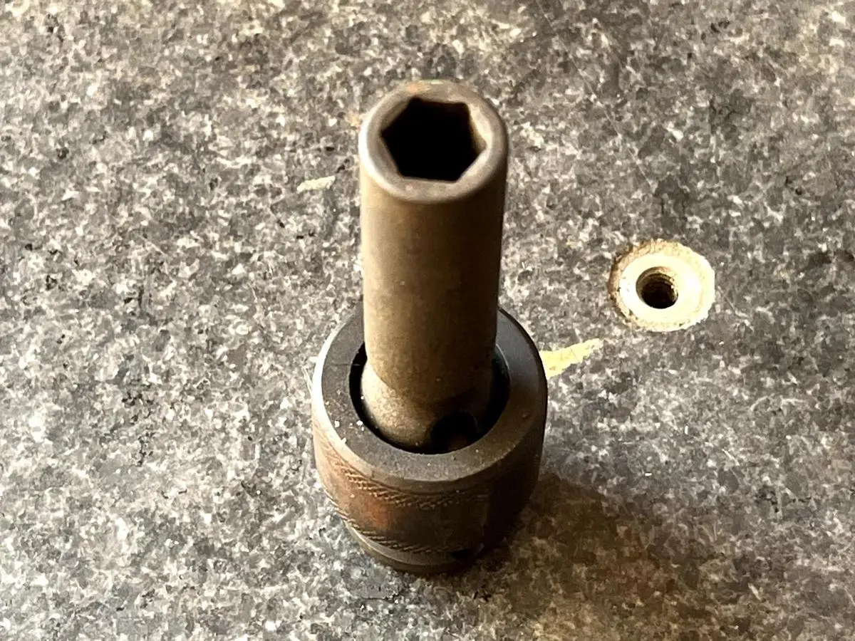 Expert By MAC Tools USA E040318 9mm 3/8” Dr. 6 Pt long Impact Socket