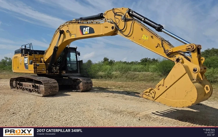 Used 2017 CATERPILLAR 349FL Excavators Texas US | Proxy Equipment #1519336