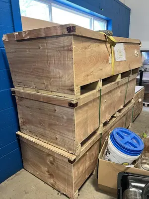 (6) Jacketed Condensing Columns (Tri-Clamp Heat Exchangers) 12"x72" - Brand New