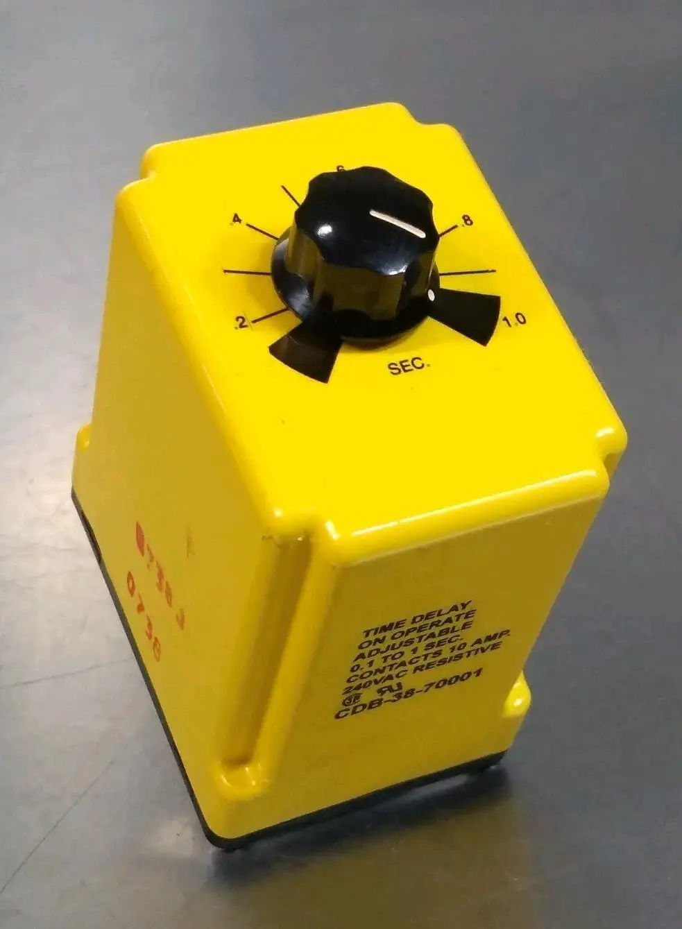 POTTER & BRUMFIELD CDB 38-70001 Time Delay 0.1 - 1 Sec Loc4E41