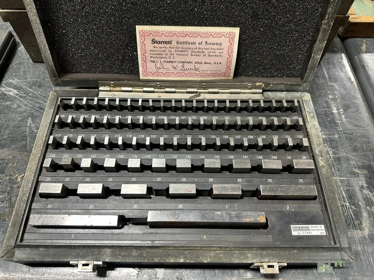 Used _UNKNOWN_ STARRETT CERTIFIED COMPLETE GAGE BLOCK SET Gage Blocks Illinois US | Heath Industrial Auction Services #1549745